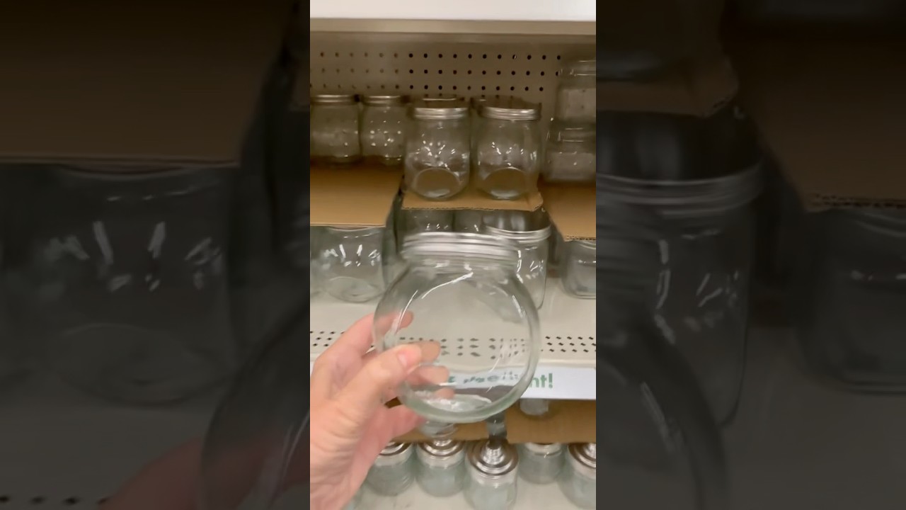 Grab some wood trays & jars from #DollarTree! 😱