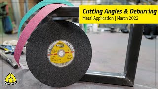 How To Cut & Deburr Angles on Metal | KLINGSPOR Abrasives USA