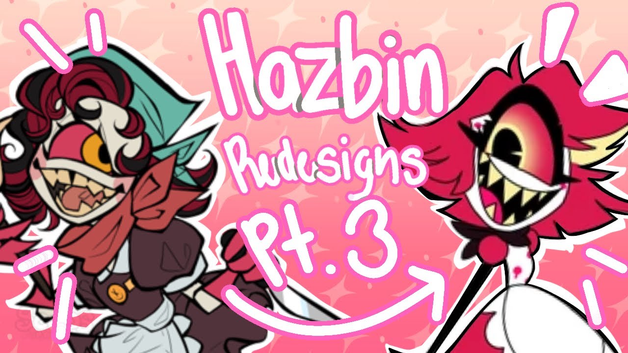 Hazbin hotel REDESIGNS Pt. 3 || Speed paint and commentary ||