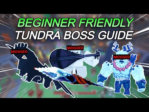 BEST GUIDE FOR ALL TUNDRA BOSSES | Pixel Blade #pixelblade  #roblox