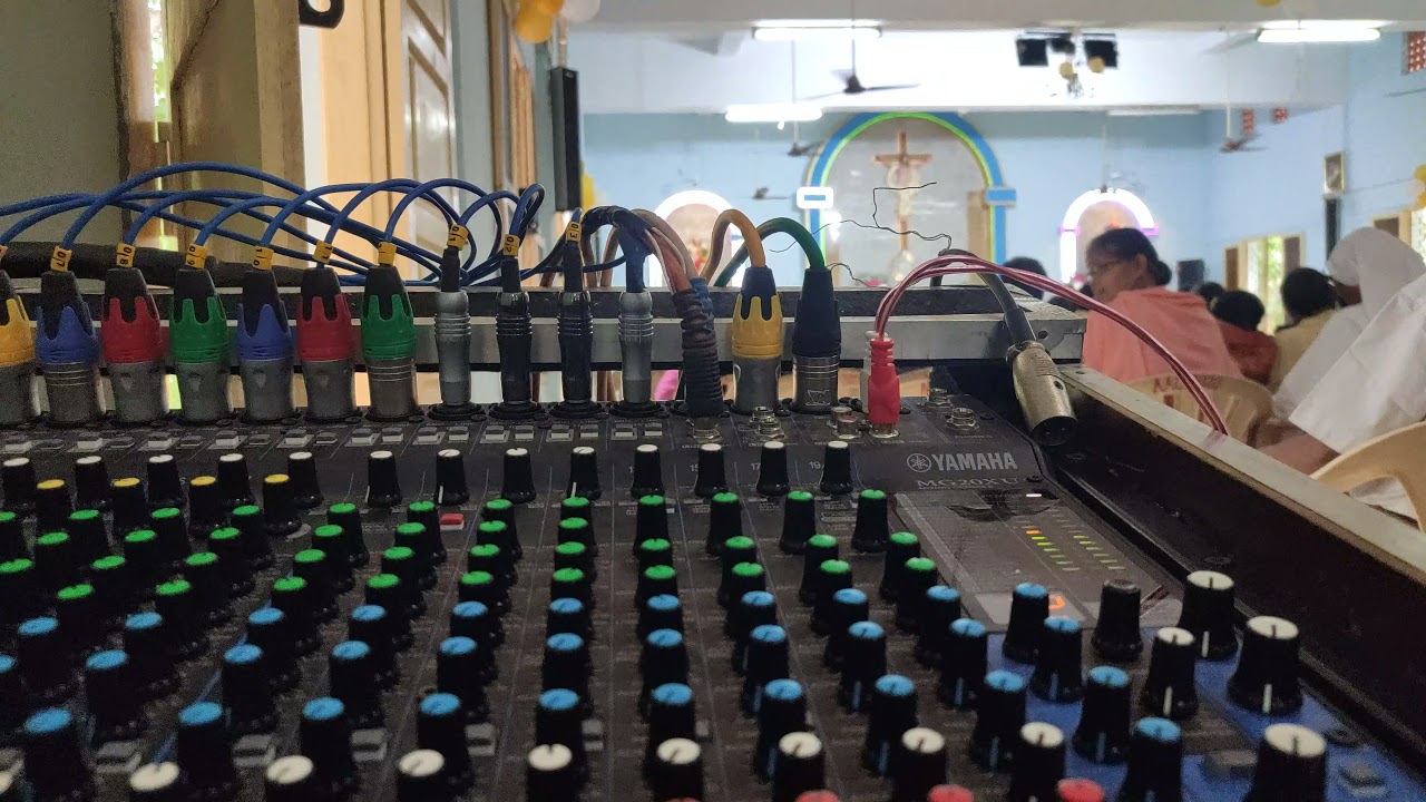 church mass audio using yamaha mg20 xu
