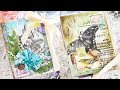 Make a Vintage Mixed Media Book with Nina-Marie and Tim Holtz's New Idea-ology Release!