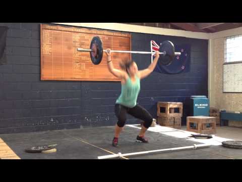 Gillies Ave Olympic Weightlifting - 14/8/13 Training Lifts - Caleb Symon - Olympic Weightlifting