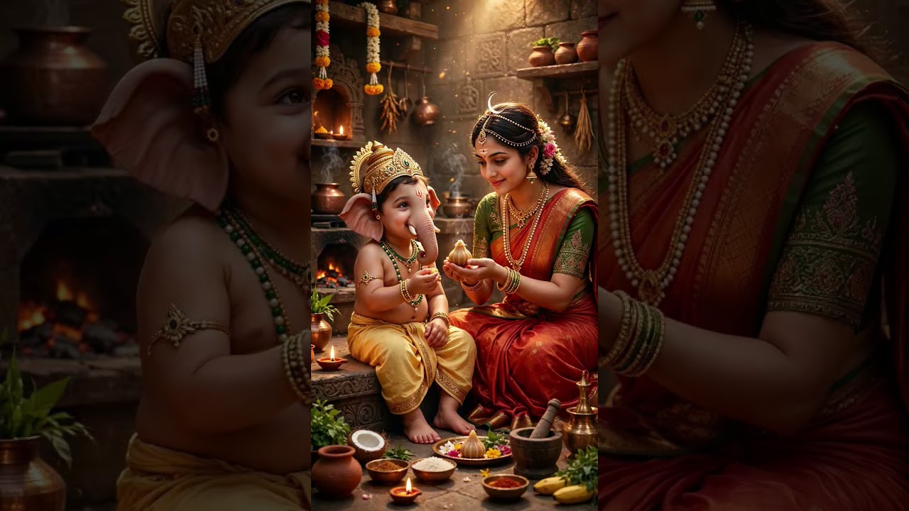 🙏 आज बाप्पांचं हे दर्शन ज्याला मिळेल… त्याच्या घरात सुख-समृद्धी नक्की येवो! 🐘✨ #shorts #trending