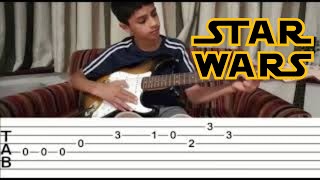 Star Wars Theme song guitar tutorial