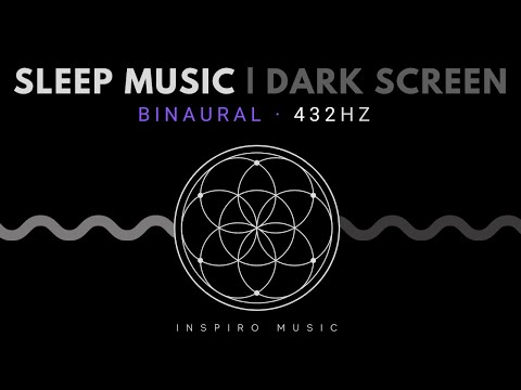 Healing sleep Music - 432 Hz - DNA Repair, Elevate Your Vibration - Dark Screen