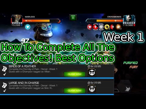 Eternity Of Pain Week 1! Crossbones Boss | Best Options For Every Objective! | MCOC