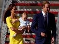 Kate, William And PRINCE GEORGE Arrive In Sydney.