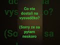 čo Ste Dostali