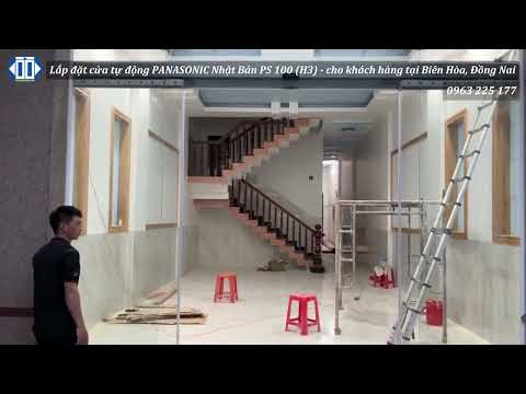 Lắp đặt cửa trượt tự động PANASONIC Nhật Bản PS100 tại Bi&ecirc;n H&ograve;a - Đồng Nai | Phương Quốc Anh