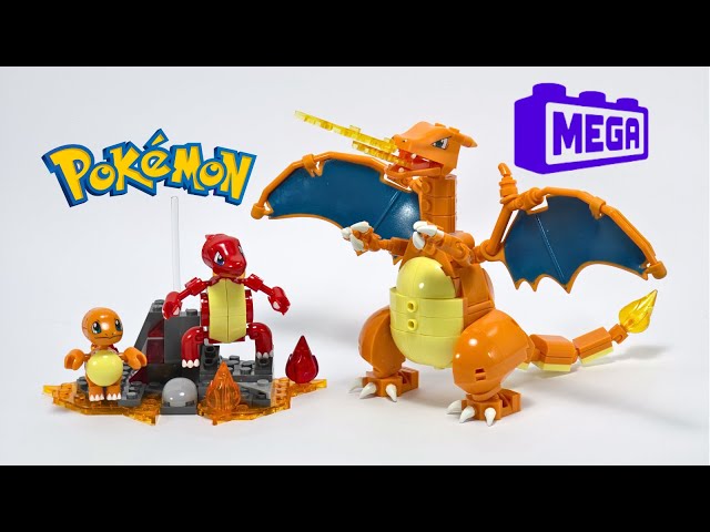 Vídeo relacionado con Mega Construx Pokémon Evolución de Charmander 3 Figuras de Bloques de construcción, Juguete para niños +7 años (Mattel HFG06)