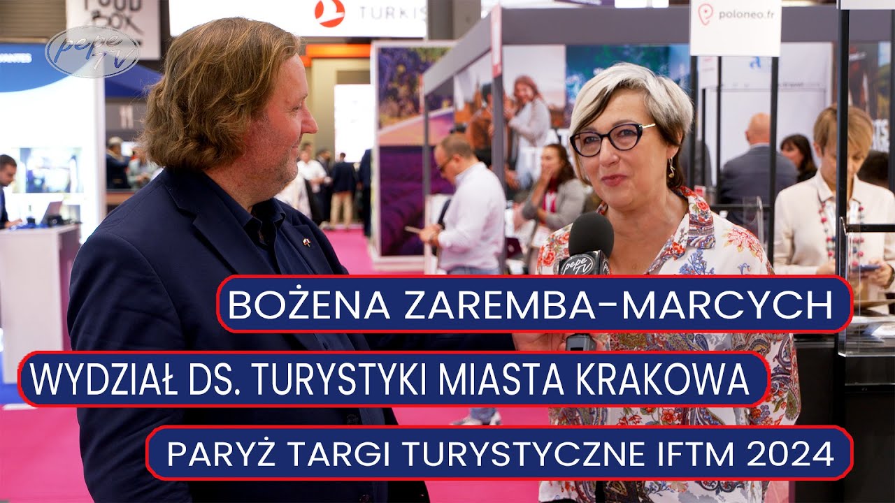 Polacy Na Żywo – Paryż Targi turystyczne IFTM 2024 – Bożena Zaremba-Marcych Wydział ds. Turystyki Polacy Na Żywo – Paryż Targi turystyczne IFTM 2024 – Bożena Zaremba-Marcych Wydział ds. Turystyki