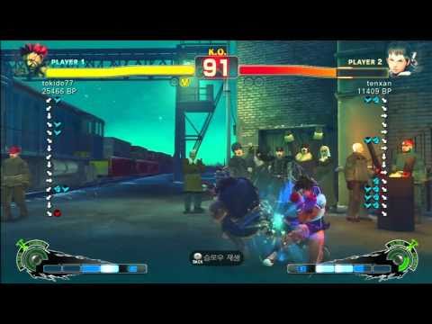 SSF4 Rank Match  tokido77 (GO)  vs  tenxan (SK)