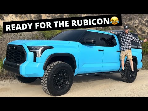 TUNDRA GET'S CUSTOM ROCK SLIDERS!!