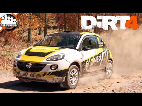 DiRT4 Karriere #2 - Feuertaufe für unseren Opel Adam - Let's Play DiRT4