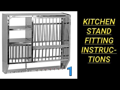 Kitchen stand fitting instructions