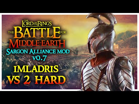 IMLADRIS vs GOBLIN TOWN & ISENGARD | The Battle for Middle-earth - Skirmish / S.A.M v0.7