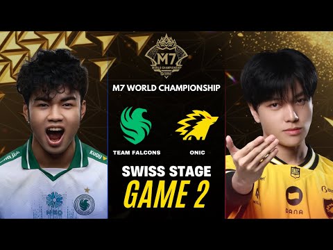 TEAM FALCONS vs ONIC ID GAME 2 M7 SWISS STAGE DAY 7 | FLCN vs ONIC