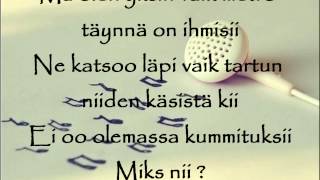 Sanni   Jos mä oon oikee lyrics