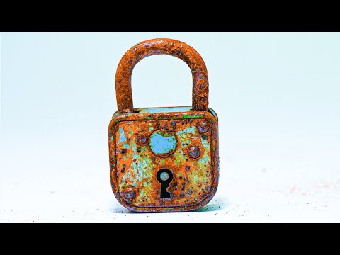 50 Year Old Broken Lock Becomes An Amazing Restoration