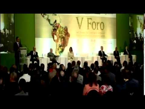 Pdte. Cámara Diputados de Rep. Dominicana abre V Foro del Frente Parlamentario contra el Hambre