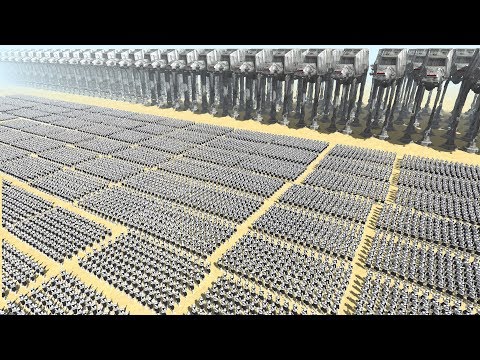 CLONES vs AT-AT WALKERS - Star Wars: Galaxy at War MOD