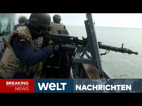 ROTES MEER: Angriff auf Bundeswehr! Deutsche Fregatte "Hessen" schießt Drohnen der Huthi ab I STREAM