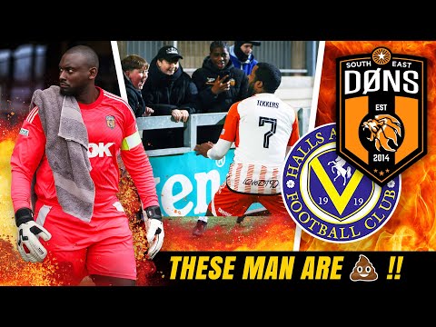 Non League Football | “Circus is Back in Town” | SE Dons vs Halls AFC