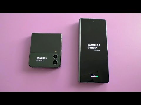 Samsung Galaxy Z Flip 4 vs Galaxy Z Fold 4 Android Bootanimation