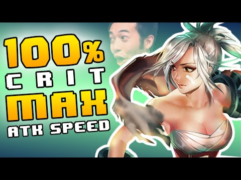 FASTEST DELETES EVER 100% CRIT MAX ATTACK SPEED RIVEN URF - Boxbox