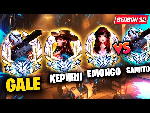 Gale Soldier 76 + Kephrii Cassidy + Emongg Dva VS Samito Soldier 76! [ Overwatch s32 ]