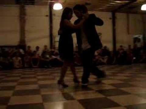  Federico Naveira  and  Corina Herrera  are  dancing  to  the  tango  "  La Clavada  "