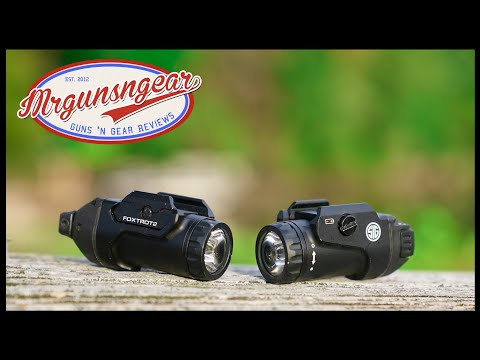 Sig Sauer Foxtrot1X \u0026 Foxtrot2 Compact Weapon Light(s) Review 🔦