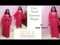 Kimono Drape With Saree ️