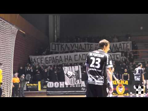 Grobari na rukometu | Metaloplastika - Partizan 14.02.2015.