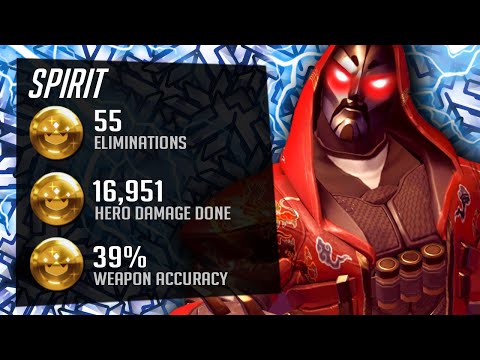 Spirit Top 240 Reaper God - 55 elims! [ Overwatch Season 27 Top 500 ]