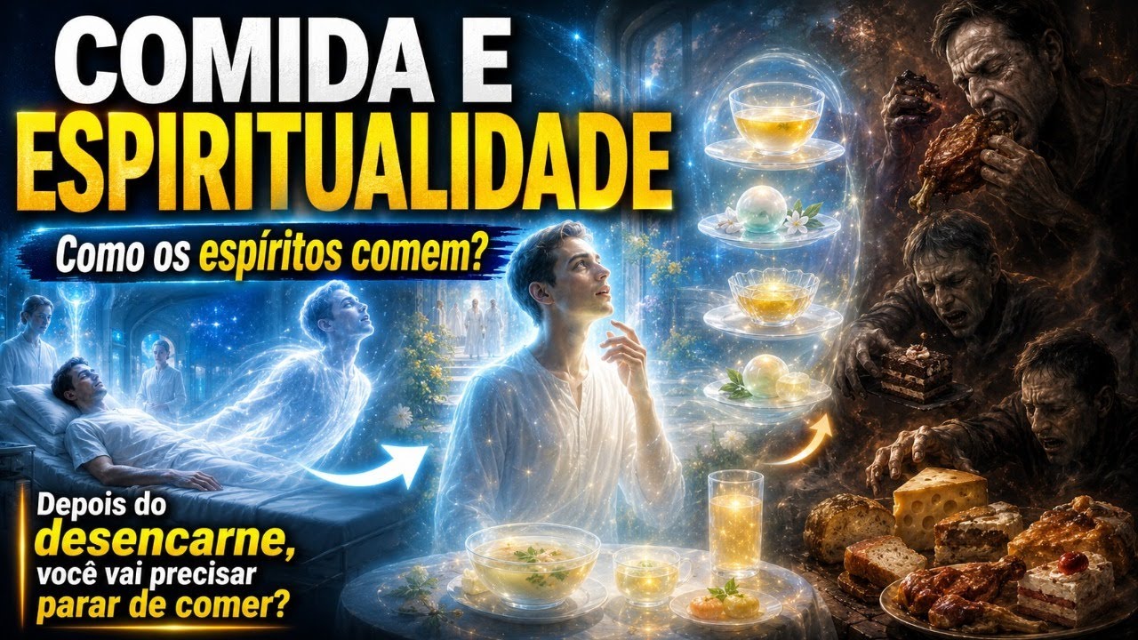 COMIDA E DESENCARNE - COMO OS ESPÍRITOS COMEM- VOCÊ VAI PRECISAR COMER DEPOIS DAQUI?