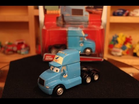 Mattel Disney Cars Gray Semi Comparison Video