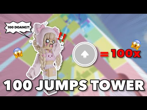 DITOWER INI KALIAN HANYA BOLEH LOMPAT 100x‼️😱 | Roblox Indonesia