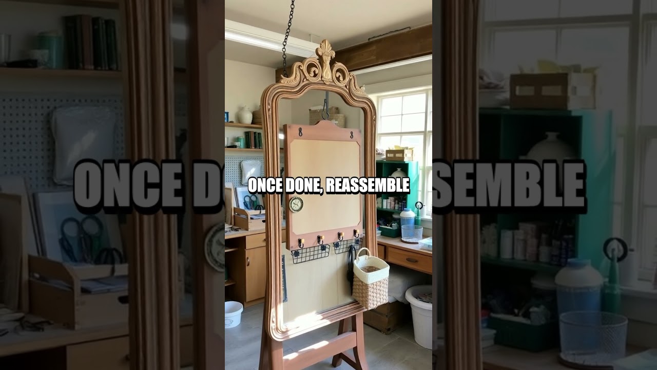 Super Simple DIY Mirror Storage Hack