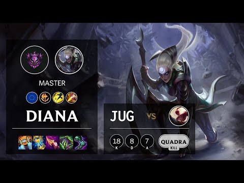 Diana Jungle vs Lee Sin - EUW Master Patch 11.12