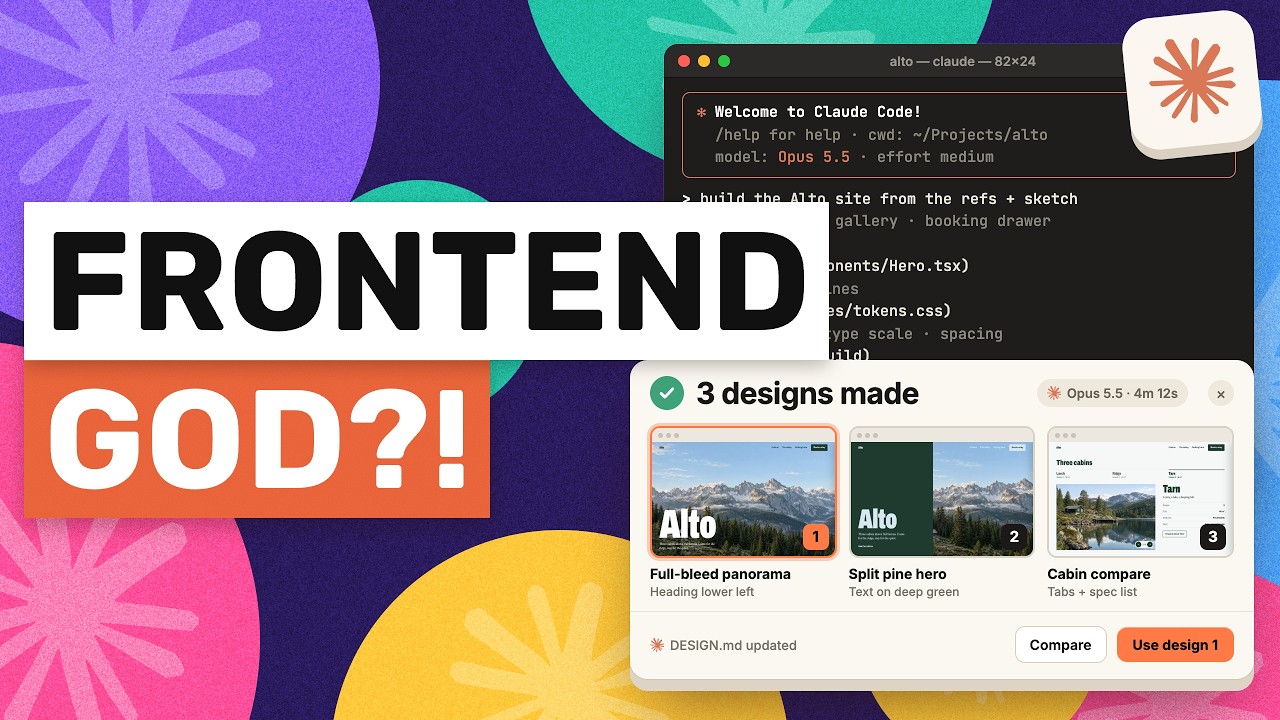 Opus 5.5 FRONTEND GOD MODE (+Free Options): Yeah, THIS IS BETTER THAN 99% OF HUMAN DESIGNERS!