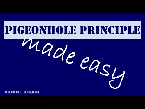Pigeonhole principle made easy