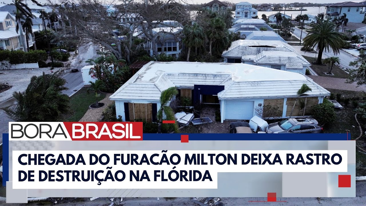 Furacão Milton causa destruição e mortes em passagem na Flórida