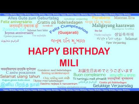Mili   Languages Idiomas - Happy Birthday