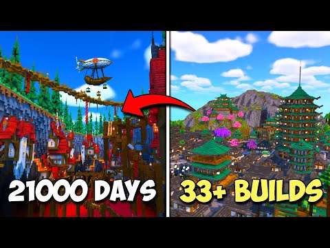 Insane! I Survived 21,000 Days in HC Minecraft