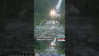 Kenosha County storm damage, downed trees