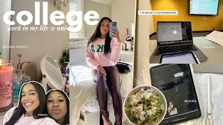 FIRST WEEK OF UNIVERSITY 🎧| first day, getting into a routine, life as a junior nursing student