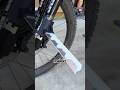 Fork mounted razor machetes! #mtb #mountainbike #shorts