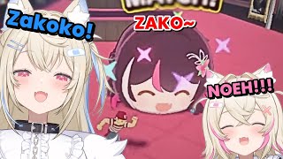 FuwaMoco got called "Zako" by in-game AZKi [Hololive/FuwaMoco]
